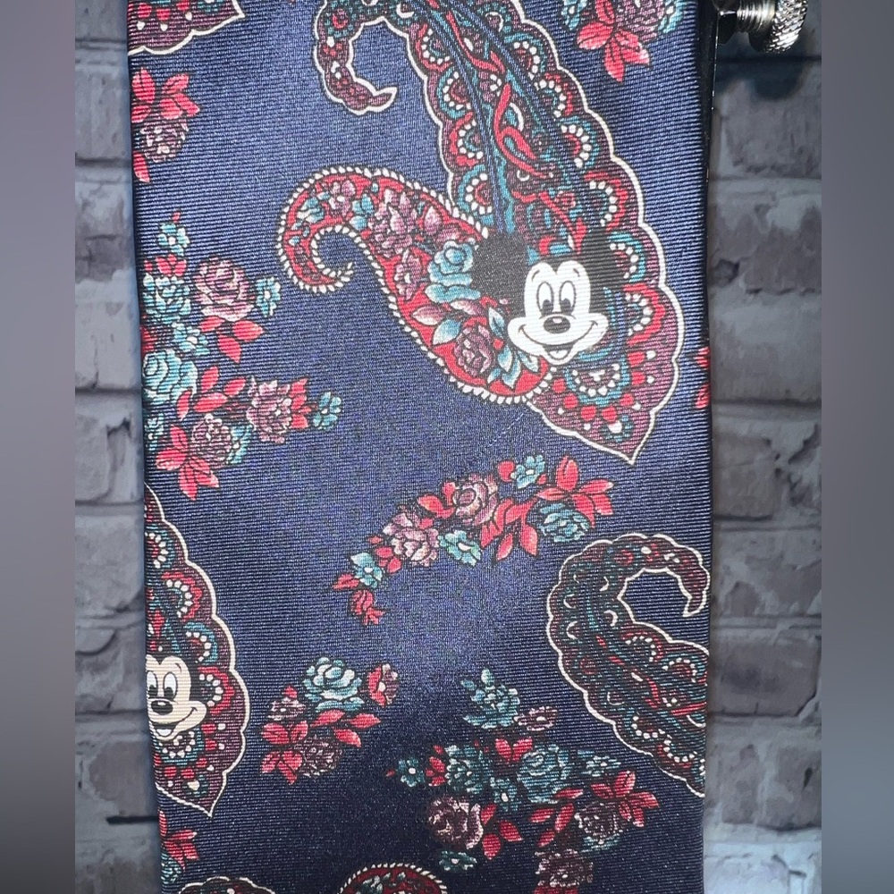 *2/$20*  Mickey Mouse Paisley Silk Tie